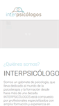 Mobile Screenshot of interpsicologos.com
